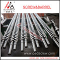 parallel twin screw barrel for recycling plastic extrusion machine